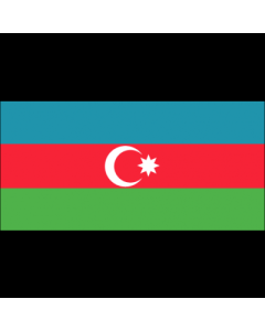Azerbaijan Flag 3' x 5' - 200D High Tenacity Nylon 