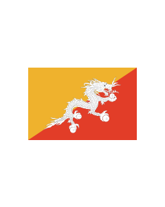 Bhutan Flag 3' x 5' - 200D High Tenacity Nylon 