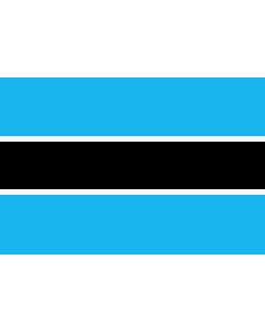 flag of botswana
