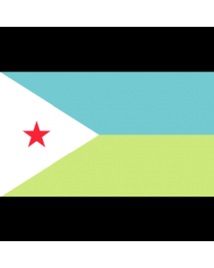 Djibouti  Flag 3' x 5' - 200D High Tenacity Nylon 