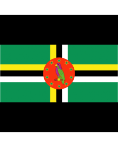 Dominica Flag 3' x 5' - 200D High Tenacity Nylon 