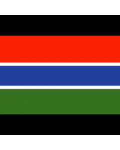 Gambia Flag 3' x 5' - 200D High Tenacity Nylon 