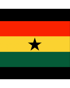 Ghana Flag 3' x 5' - 200D High Tenacity Nylon 