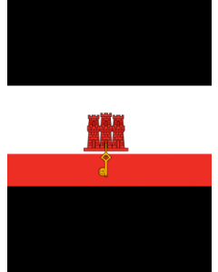 Gibraltar Flag 3' x 5' - 200D High Tenacity Nylon 