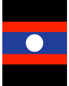 Laos Flag 3' x 5' - 200D High Tenacity Nylon 