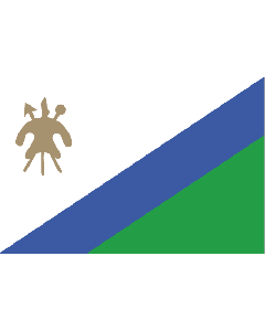 Lesotho Flag 3' x 5' - 200D High Tenacity Nylon 