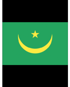 Mauritania Flag 3' x 5' - 200D High Tenacity Nylon 