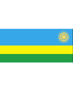 Rwanda Flag 3' x 5' - 200D High Tenacity Nylon 