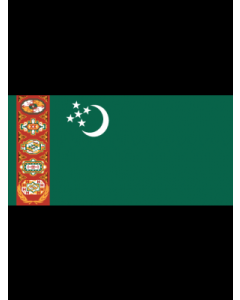 Turkmenistan 3' x 5' - 200D High Tenacity Nylon 