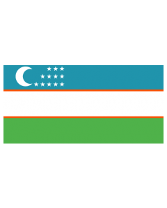 Uzbekistan 3' x 5' - 200D High Tenacity Nylon 